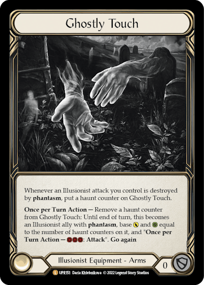 Card of The Day - Ghostly Touch : r/FleshandBloodTCG
